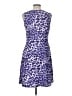 Unbranded Animal Print Blue Casual Dress Size L - photo 2