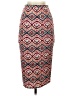 Matty M Print Red Casual Skirt Size XS - photo 1