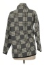 Anne Klein Plaid Gray Coat Size M - photo 2