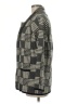 Anne Klein Plaid Gray Coat Size M - photo 5