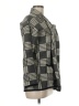 Anne Klein Plaid Gray Coat Size M - photo 4