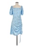 Lucy Paris 100% Polyester Blue Cocktail Dress Size M - photo 1