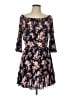 Shiela Rose Floral Black Casual Dress Size L - photo 1