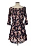 Shiela Rose Floral Black Casual Dress Size L - photo 2