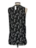 Krazy Kat 100% Polyester Black Sleeveless Blouse Size S - photo 2