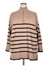 Ava & Viv Stripes Tan Pullover Sweater Size 2X - photo 1