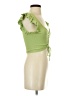 Zara Green Short Sleeve Top Size S - photo 4