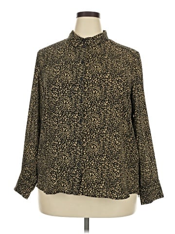 POPSUGAR Long Sleeve Blouse (view 1)