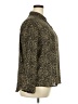 POPSUGAR 100% Polyester Animal Print Gold Long Sleeve Blouse Size XXL - photo 4