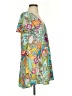 Judith March 100% Polyester Paisley Teal Gray Casual Dress Size S - photo 4
