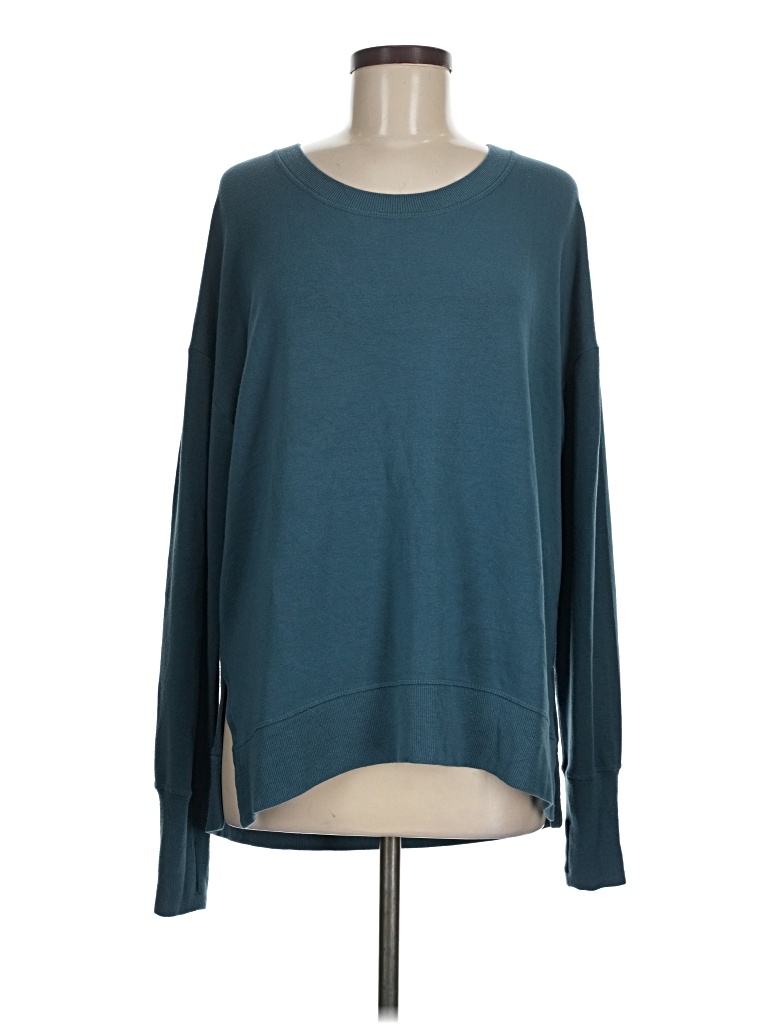 Pre-owned Athleta Pullover Sweater In Blue