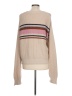 Hem & Thread Color Block Tan Pullover Sweater Size L - photo 2