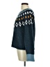 Time and Tru Argyle Teal Pullover Sweater Size 8 - 10 - photo 5
