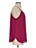 Ann Taylor LOFT 100% Polyester Burgundy Sleeveless Blouse Size S - photo 4