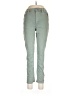 Lands' End Chevron-herringbone Green Jeans Size 10 - photo 1