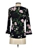 Karl Lagerfeld Paris Black 3/4 Sleeve Blouse Size S (petite) - photo 2