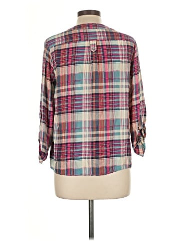 Honey Punch 3/4 Sleeve Button-Down Shirt (view 2)