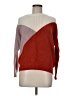 Sophie Rue Color Block Orange Red Pullover Sweater Size M - photo 1
