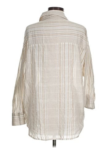 Love Notes 3/4 Sleeve Button-Down Shirt (view 2)