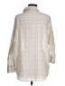 Love Notes Stripes Ivory 3/4 Sleeve Button-Down Shirt Size M - photo 2