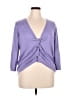 Assorted Brands Purple Cardigan Size 1X - photo 1