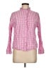 Unbranded 100% Cotton Checkered-gingham Pink Long Sleeve Button-Down Shirt Size M - photo 1