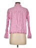 Unbranded 100% Cotton Checkered-gingham Pink Long Sleeve Button-Down Shirt Size M - photo 2