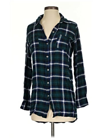 Very J Long Sleeve Button-Down Shirt (view 1)