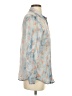 Overland Floral Blue Long Sleeve Blouse Size S - photo 4