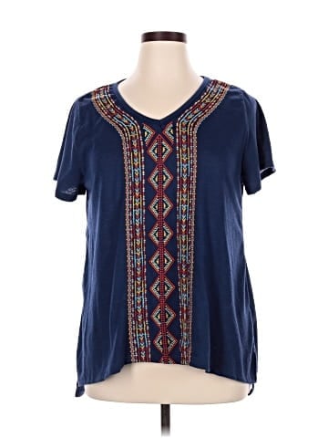 New York Laundry Short Sleeve Blouse (view 1)