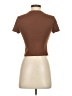 Unbranded Brown Short Sleeve Turtleneck Size S - photo 2
