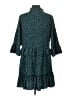Unbranded 100% Polyester Polka Dots Teal Casual Dress Size L - photo 2