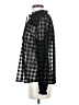 Zara 100% Polyester Houndstooth Black Long Sleeve Blouse Size S - photo 5