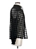 Zara 100% Polyester Houndstooth Black Long Sleeve Blouse Size S - photo 4