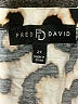 Fred David Animal Print Ivory 3/4 Sleeve Blouse Size 2X - photo 7