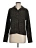 JKLA Animal Print Black Long Sleeve Blouse Size M - photo 1