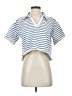 Splendid Blue Short Sleeve Polo Size S - photo 1