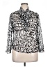 Unbranded 100% Polyester Print Silver 3/4 Sleeve Blouse Size 2X - photo 1