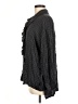 Easel Plaid Black Long Sleeve Blouse Size M - photo 5