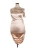 Shein Curve 100% Polyester Metallic Tan Cocktail Dress Size 14 Plus (1) - photo 1