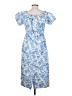 J.Crew 100% Polyester Blue Casual Dress Size 0 - photo 2