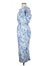J.Crew 100% Polyester Blue Casual Dress Size 0 - photo 5