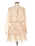 Steve Madden 100% Polyester Ivory Yellow Cocktail Dress Size L - photo 1