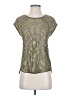 Willow & Clay 100% Polyester Green Short Sleeve Top Size XS - photo 1