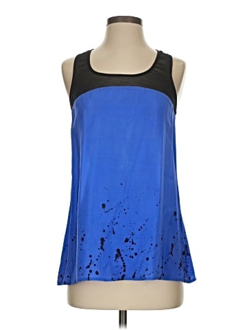 Sparkle & Fade Sleeveless Silk Top (view 1)