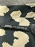 Zara Animal Print Black Long Sleeve Blouse Size M - photo 4