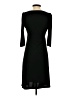 Chadwicks 100% Polyester Solid Black Casual Dress Size 4 (petite) - photo 2