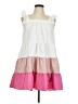 Unbranded 100% Polyester Color Block White Casual Dress Size M (estimated) - photo 1