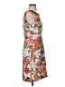 Connected Apparel Tropical Orange Cocktail Dress Size S (estimated) - photo 4