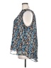 Cristina B. 100% Polyester Paisley Blue Sleeveless Blouse Size XXL - photo 5